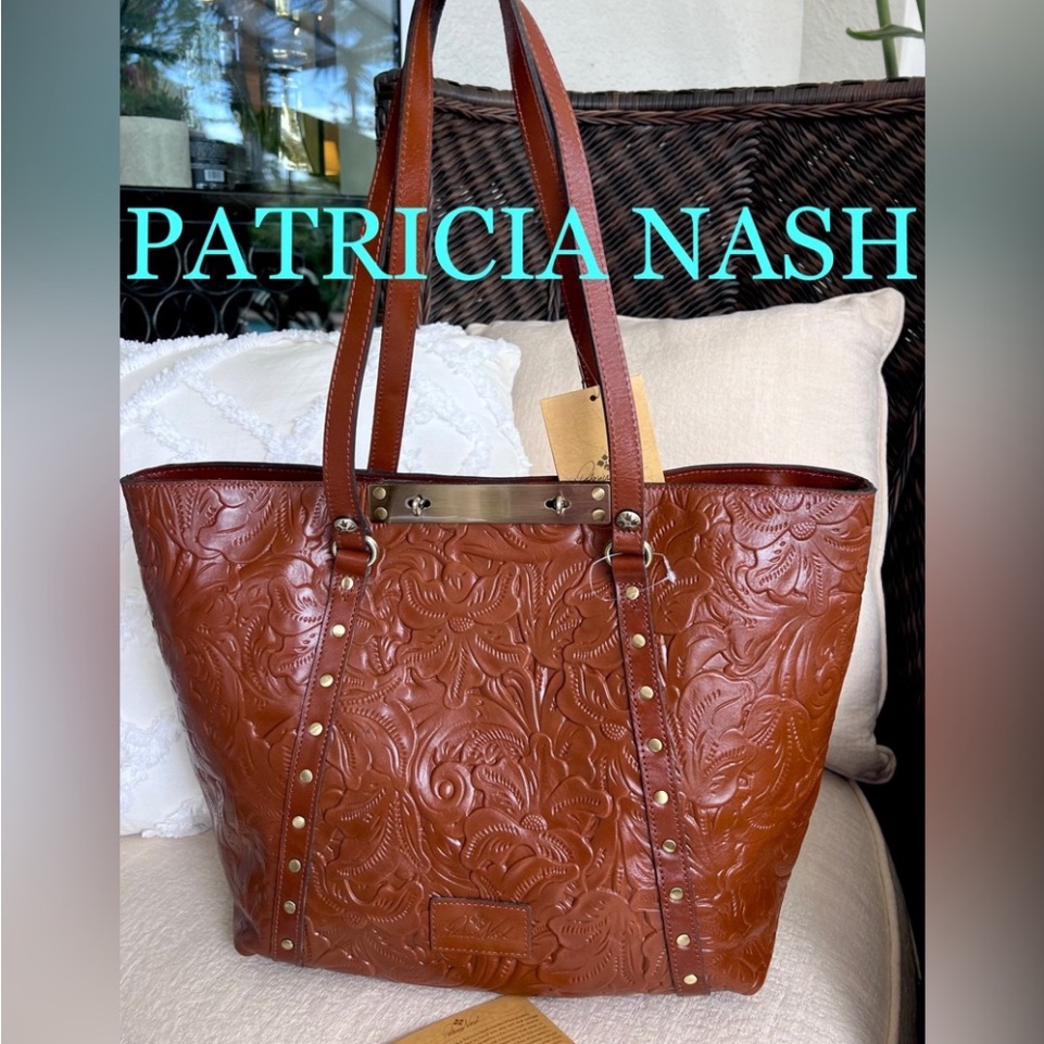 Patricia Nash Benvenuto Florence Tote Large Brown